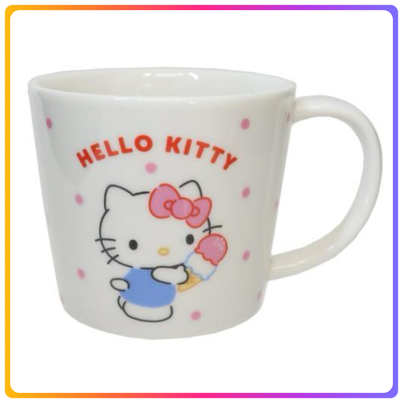 Hello Kitty 陶瓷杯｜圓點款