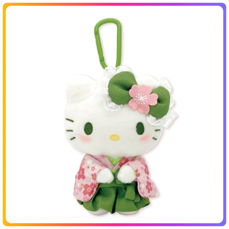 抹茶和服系列｜Hello Kitty 掛飾環保袋