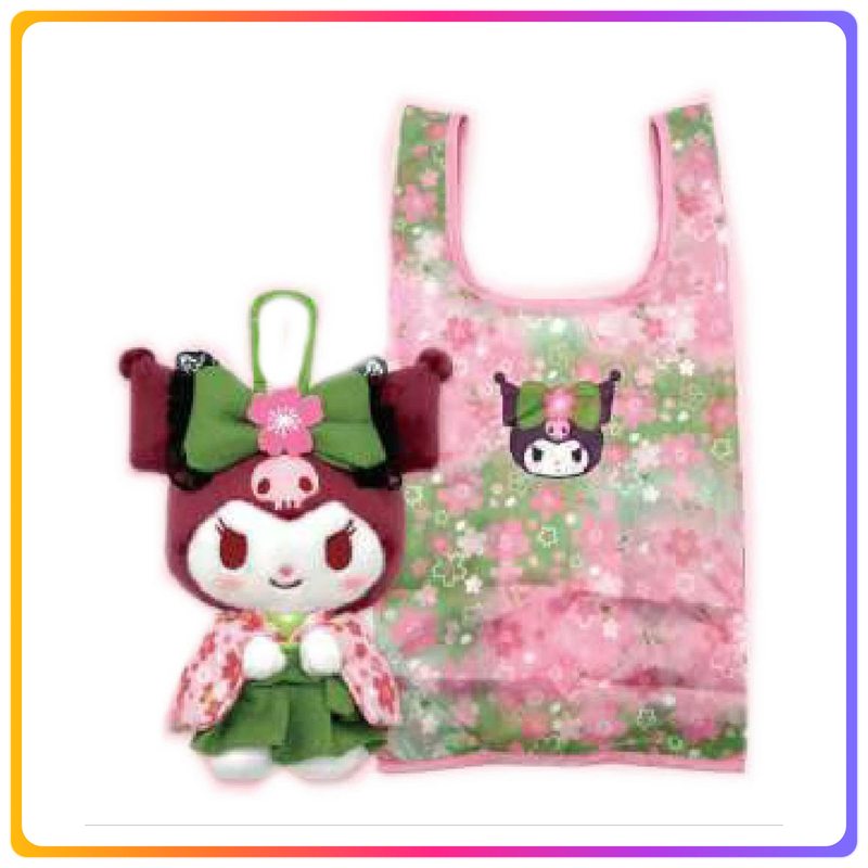 抹茶和服系列｜Kuromk 掛飾環保袋