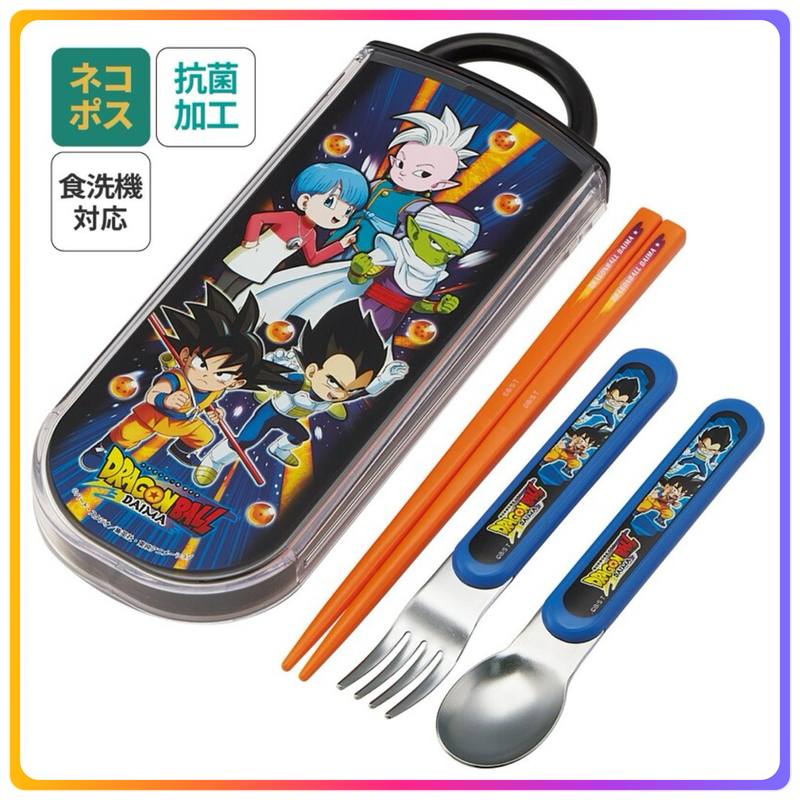 日本製｜Dragon Ball x Skater 銀離子抗菌餐具套裝