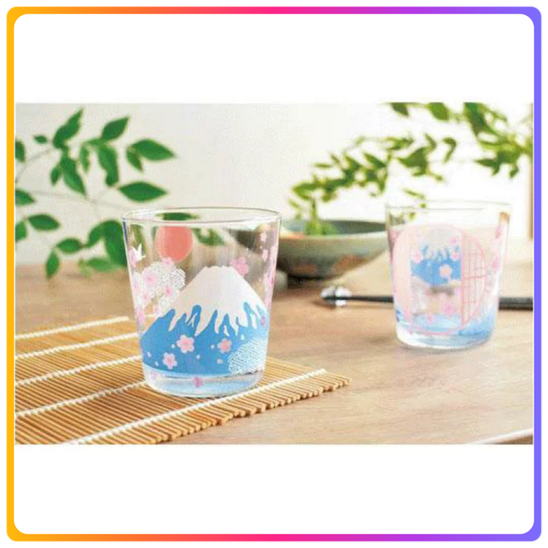 日本製｜富士山冷感玻璃杯