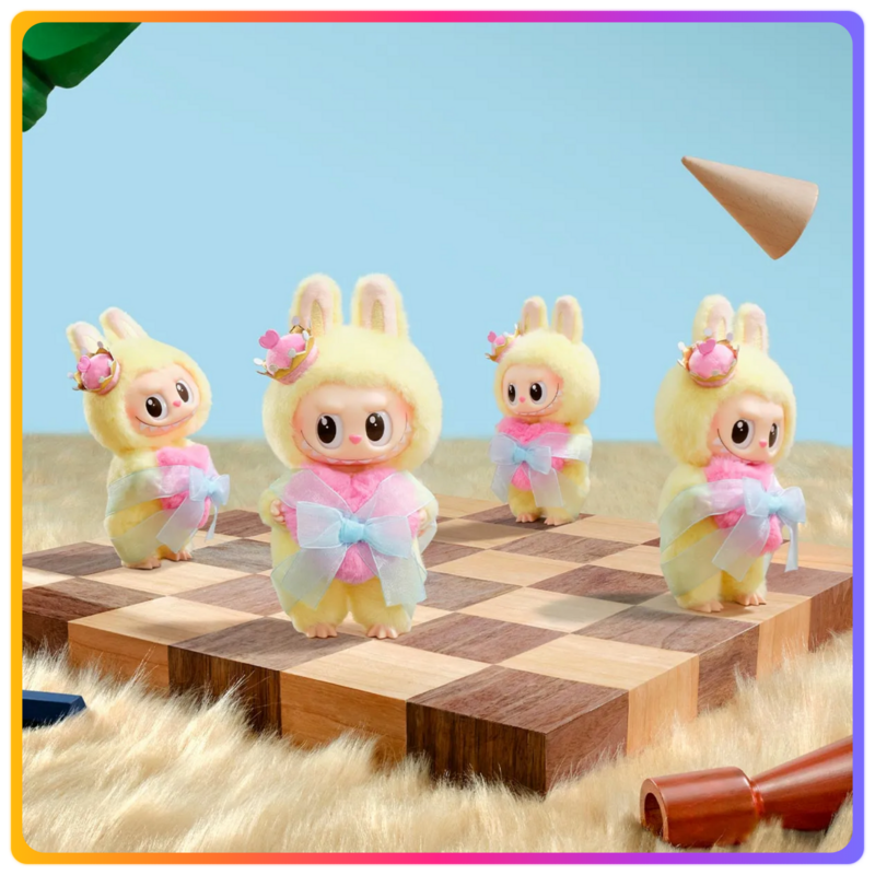 Labubu Let’Check Mate 搪膠臉公仔