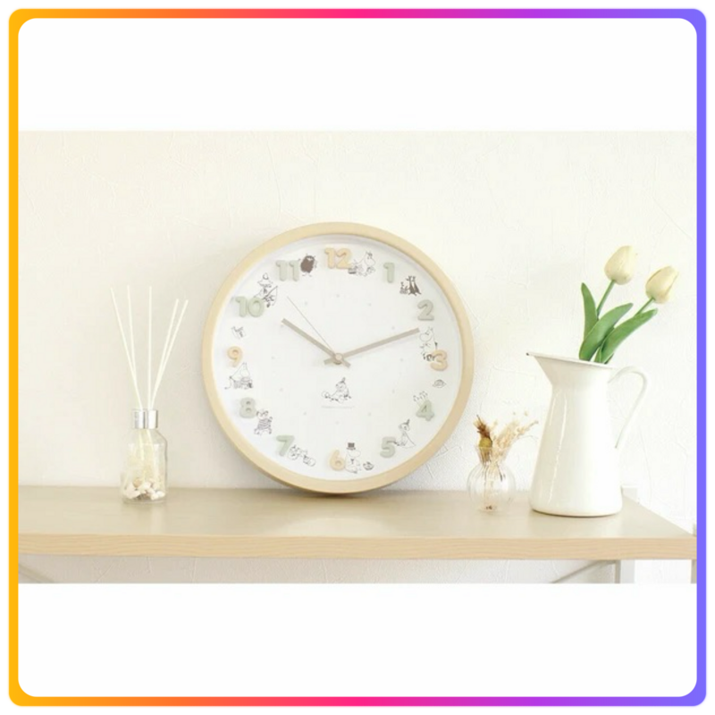 Moomin Characters 連續秒鐘掛牆鐘