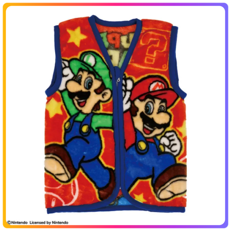 Super Mario 兒童保暖背心