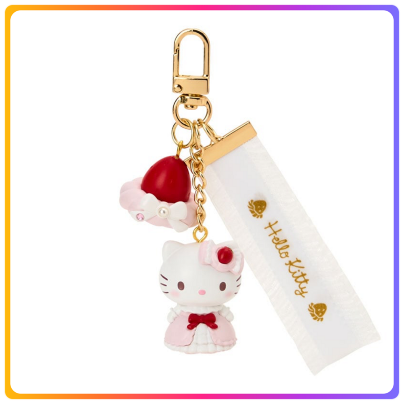 草莓系列｜Hello Kitty 公仔鎖匙扣