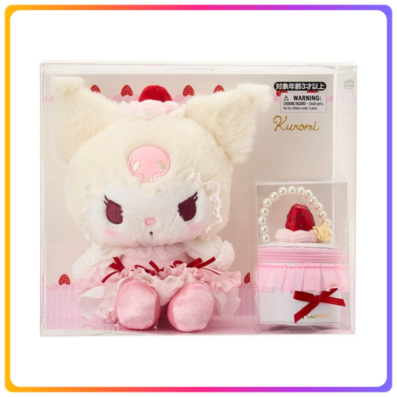 草莓系列｜Kuromi 毛公仔連飾物盒