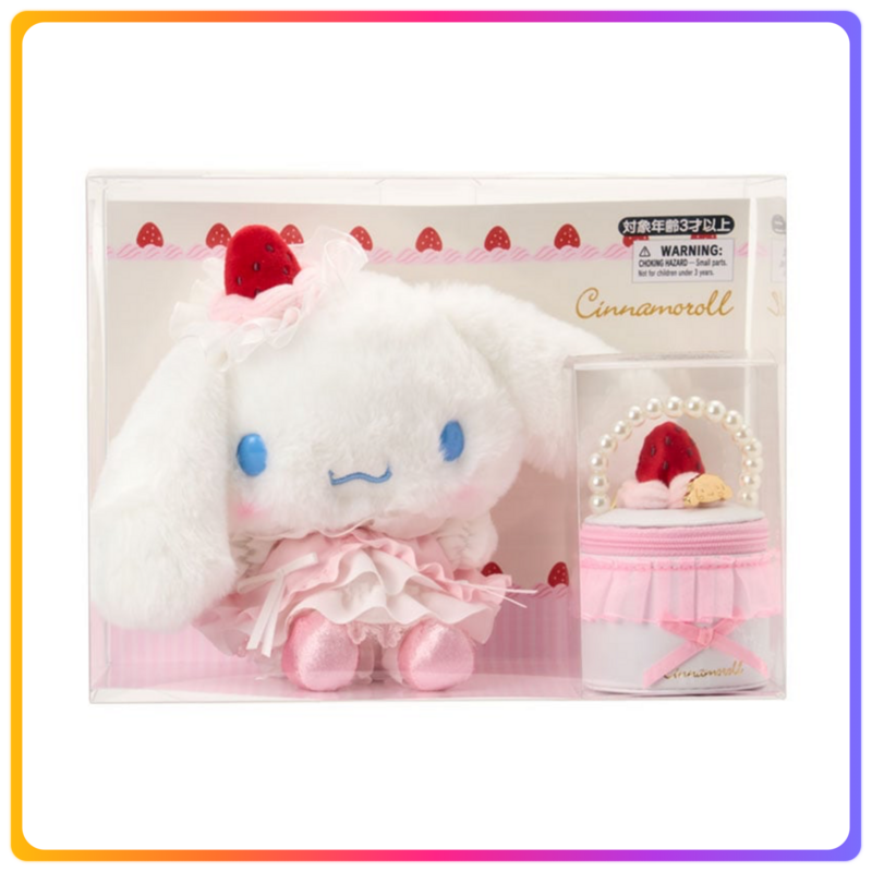 草莓系列｜Cinnamoroll 毛公仔連飾物盒