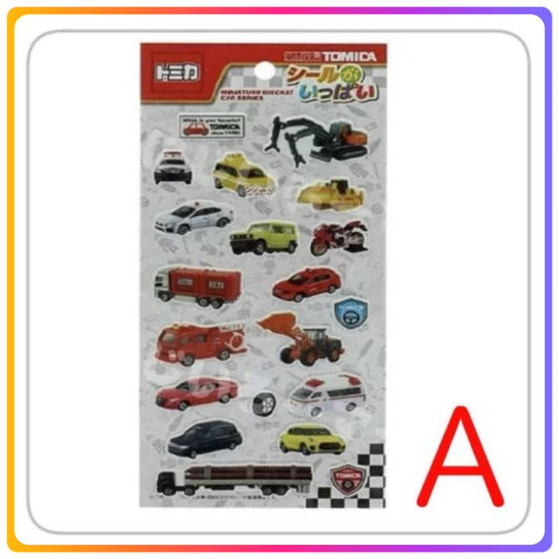Tomica Car Series Sticker 
