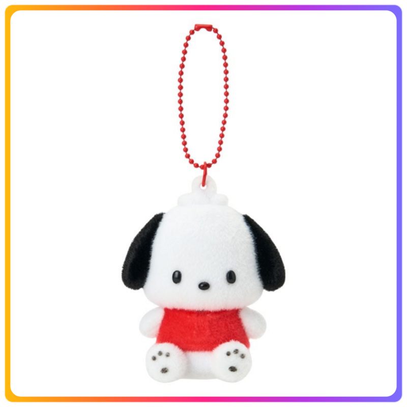 Pochacco Flocked Mascot Holder 