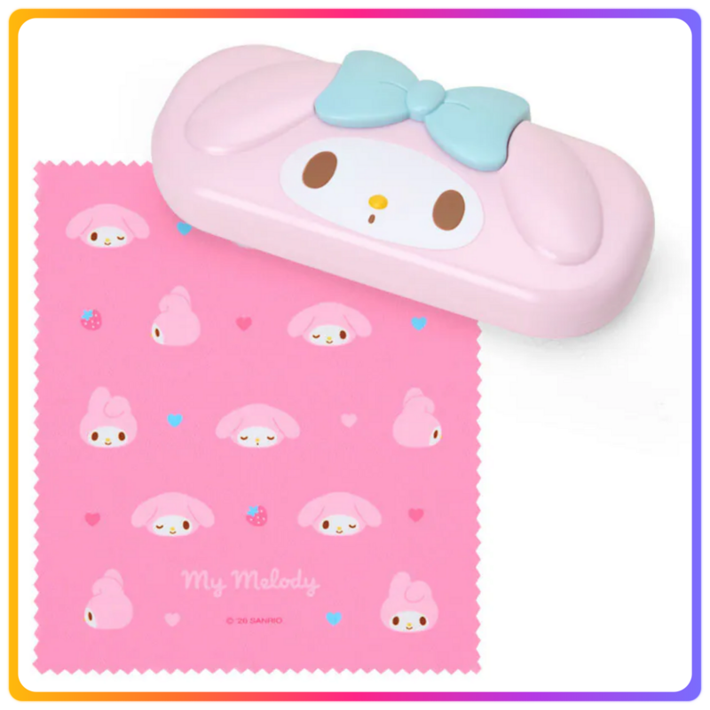 My Melody 眼鏡盒連眼鏡布