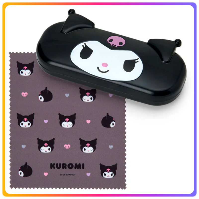 Kuromi 眼鏡盒連眼鏡布
