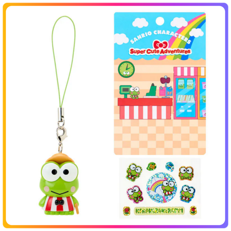 KEROKEROKEROPPI 貼紙連吊飾套裝