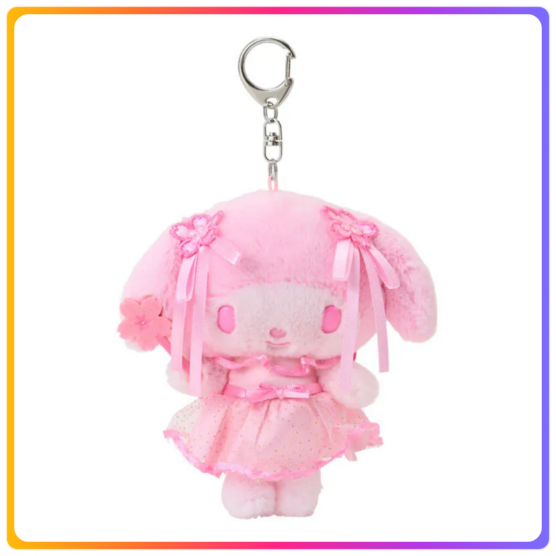 MY MELODY 毛公仔鑰匙扣 (櫻花主題系列)