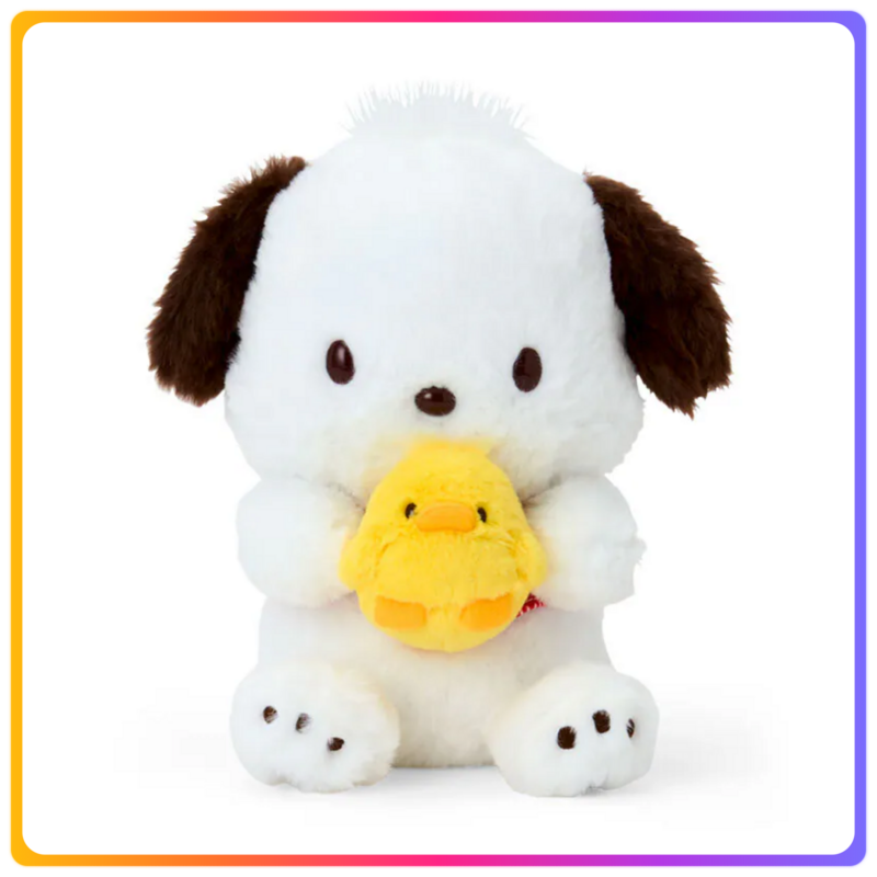 紅白格仔系列｜Pochacco 毛絨公仔