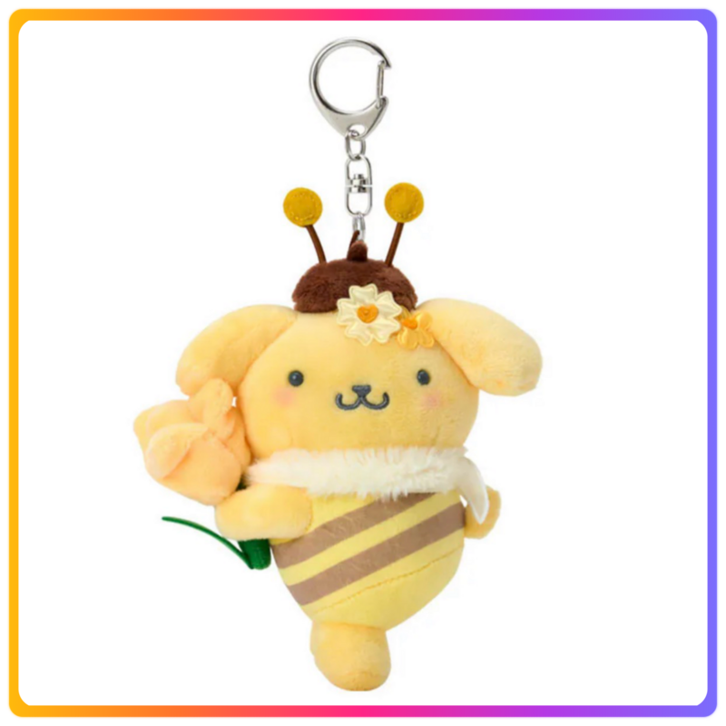 蜜蜂系列｜Pompompurin 掛飾公仔