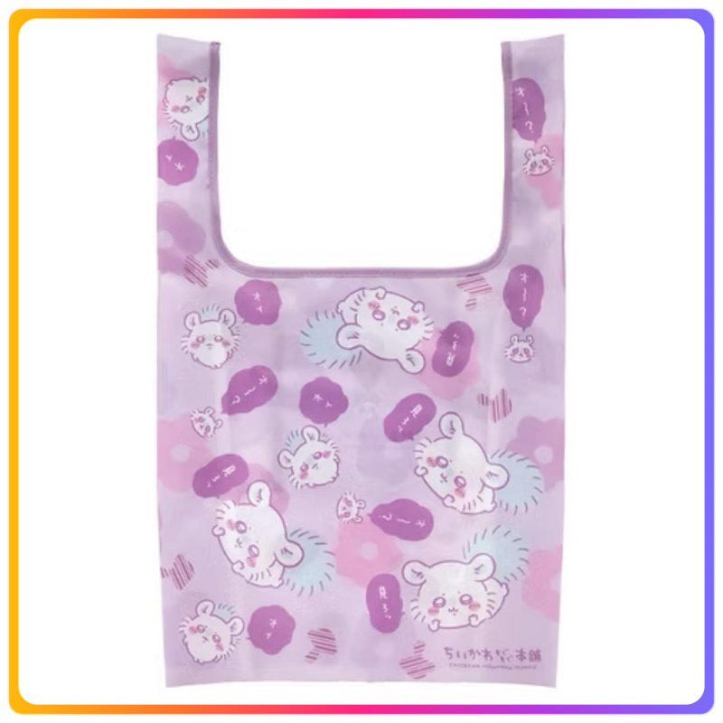 Chiikawa MOGUMOGU本舖摺疊式對白付環保袋 (Momonga 飛鼠) (小桃)