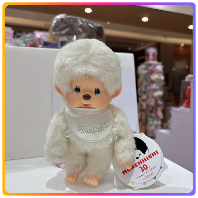 Monchhichi30週年Monchhichi Tone｜白色毛絨公仔
