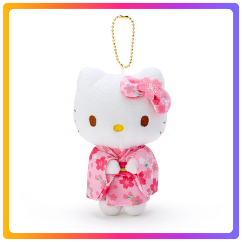 和服系列｜Hello Kitty 掛飾公仔(粉紅色）
