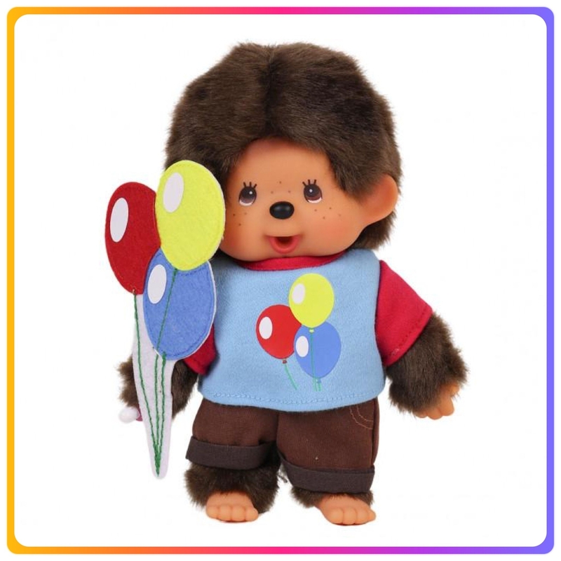 Monchhichi 氣球男孩毛絨公仔