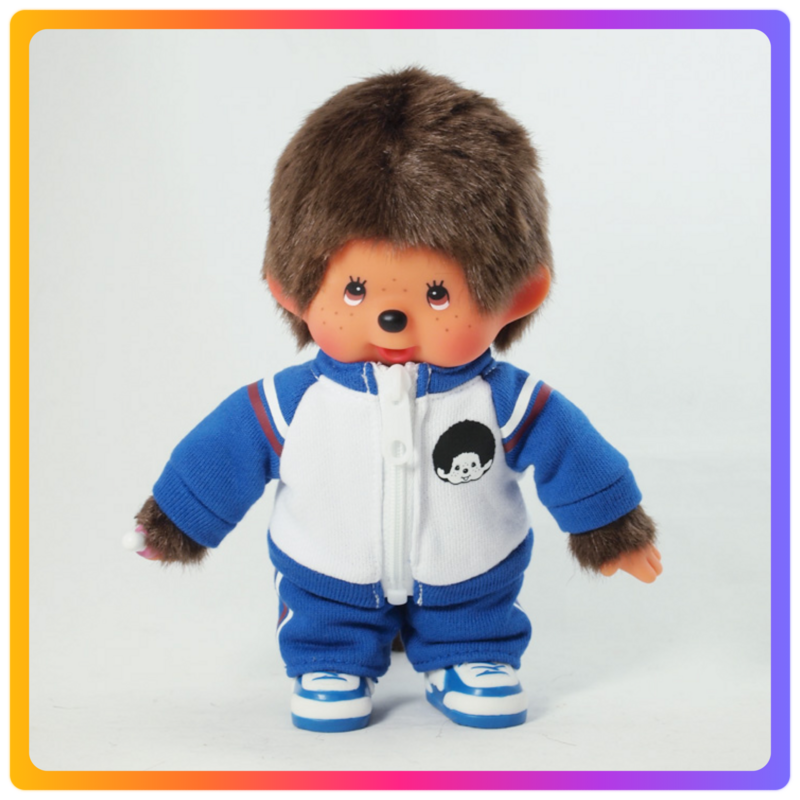 Monchhichi 運動裝男鞋毛絨公仔