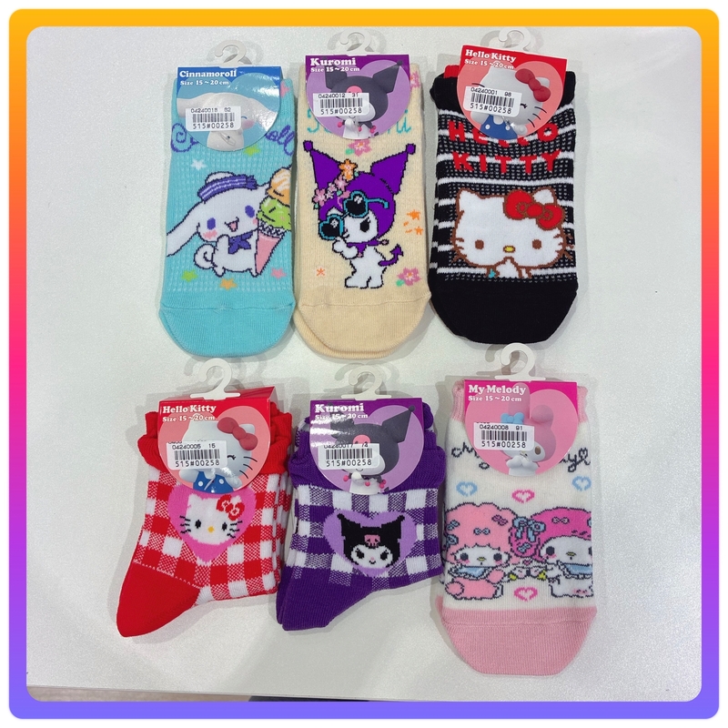 Sanrio Mix 小童襪