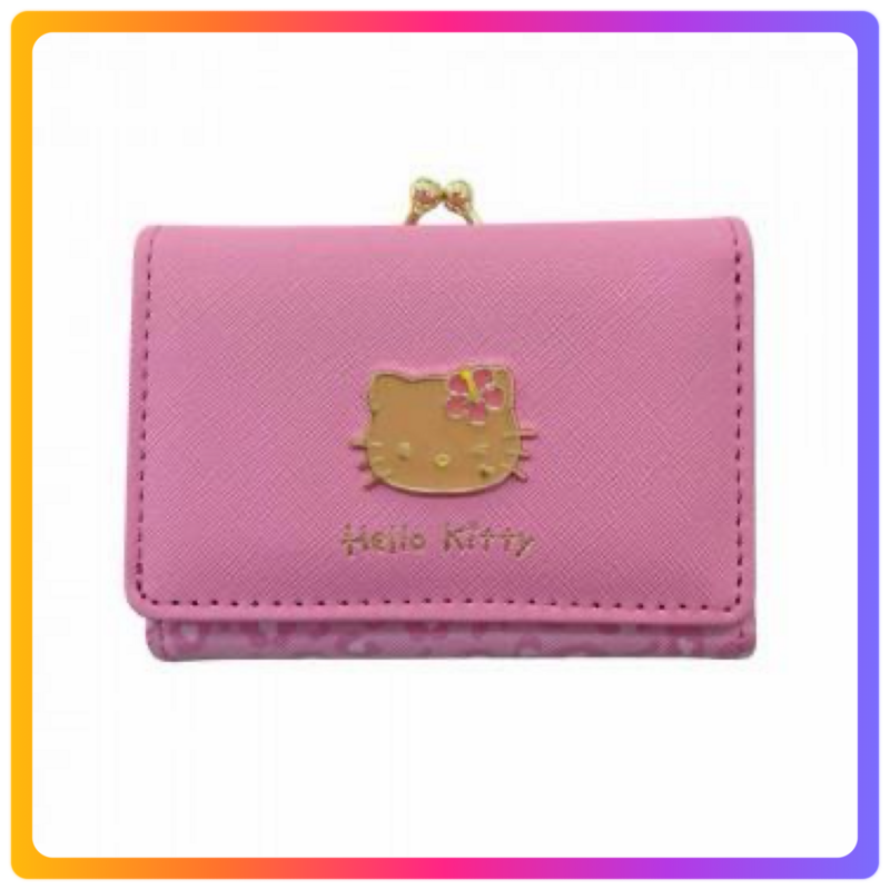Hello Kitty 日式三摺銀包｜粉紅色