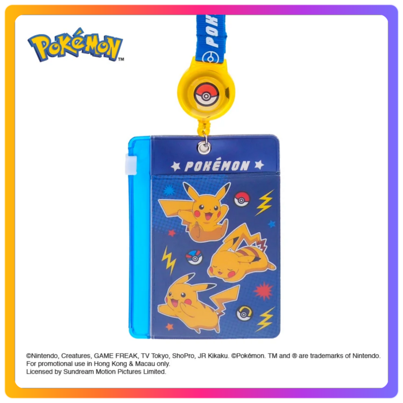 Pokémon PVC証件套連可伸縮頸繩