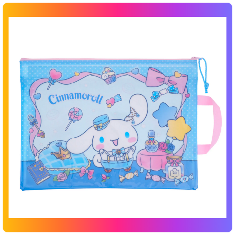 Cinnamoroll A4 雙層拉鍊文件袋