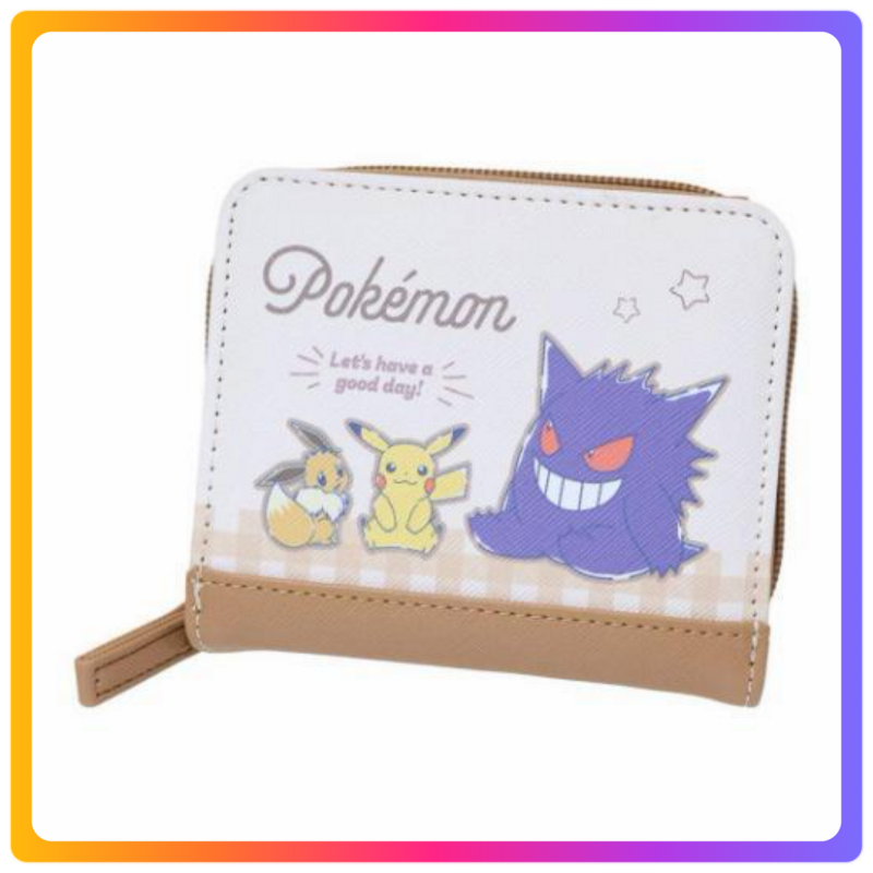 Pokémon 日式拉鍊 摺疊銀包