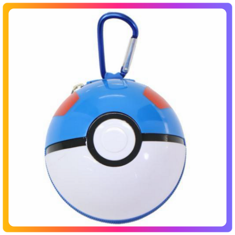 Pokémon ｜藍色Monster Ball 掛飾小物袋