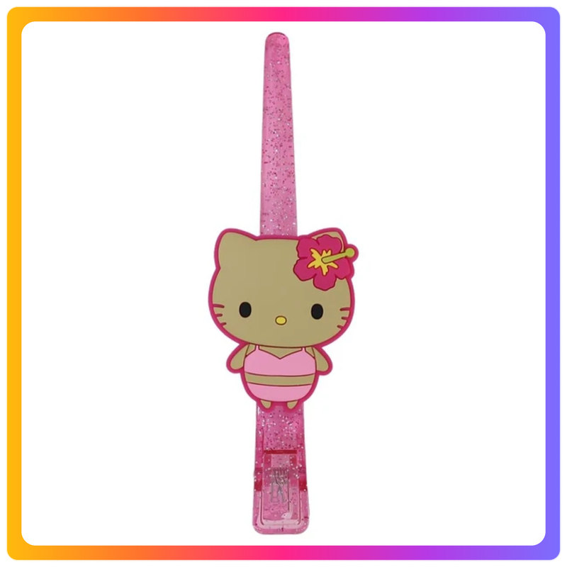 Hello Kitty 長髮夾｜粉紅色