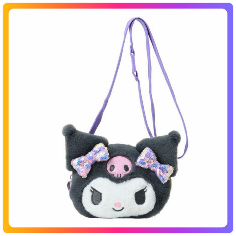 Kuromi 毛公仔斜孭袋