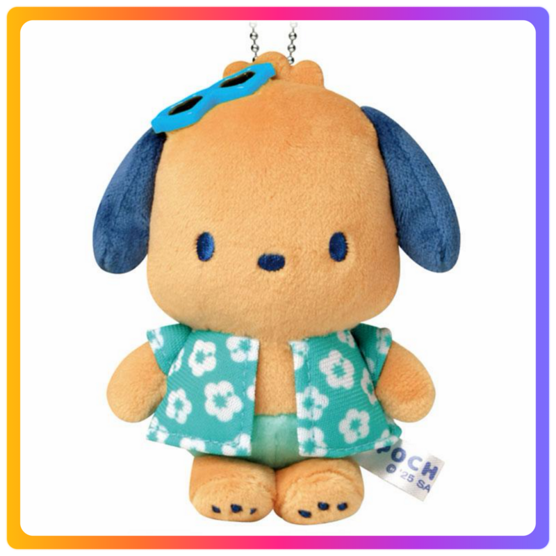 Pochacco 日燒掛飾公仔