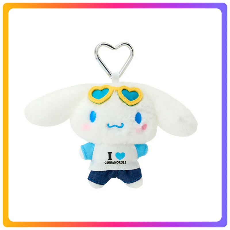 CINNAMOROLL 毛公仔鑰匙扣 (I love Sanrio characters 系列)
