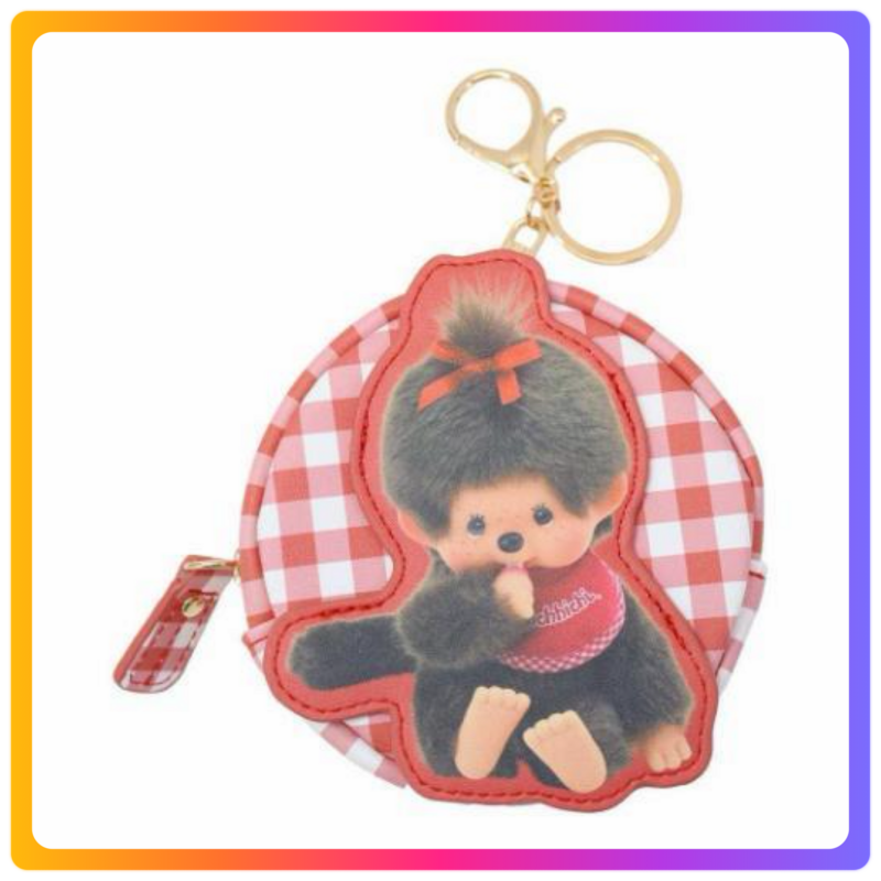 Monchhichi 圓形散子包｜紅色