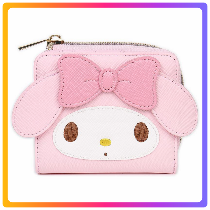 My Melody 日式拉鍊摺疊銀包
