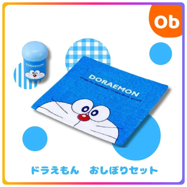 Doraemon 連盒方巾