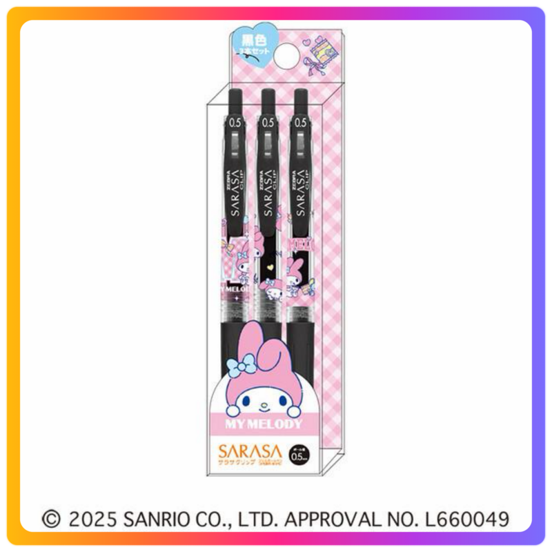My Melody x Sarasa 三支裝原子筆