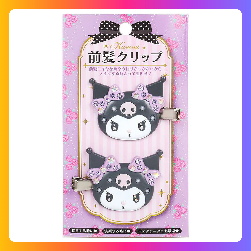 Kuromi 閃石對裝髮夾
