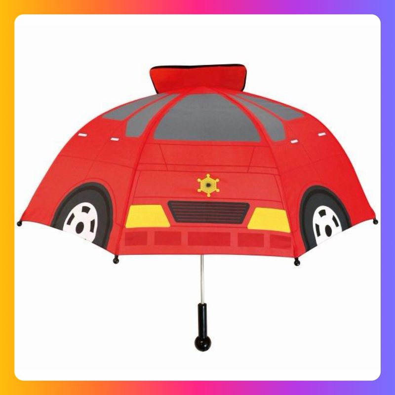 MX -    消防車 聲音造型長雨傘| 47cm