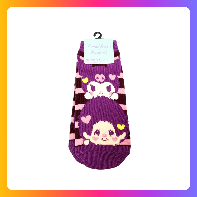 Monchhichi x Kuromi socks