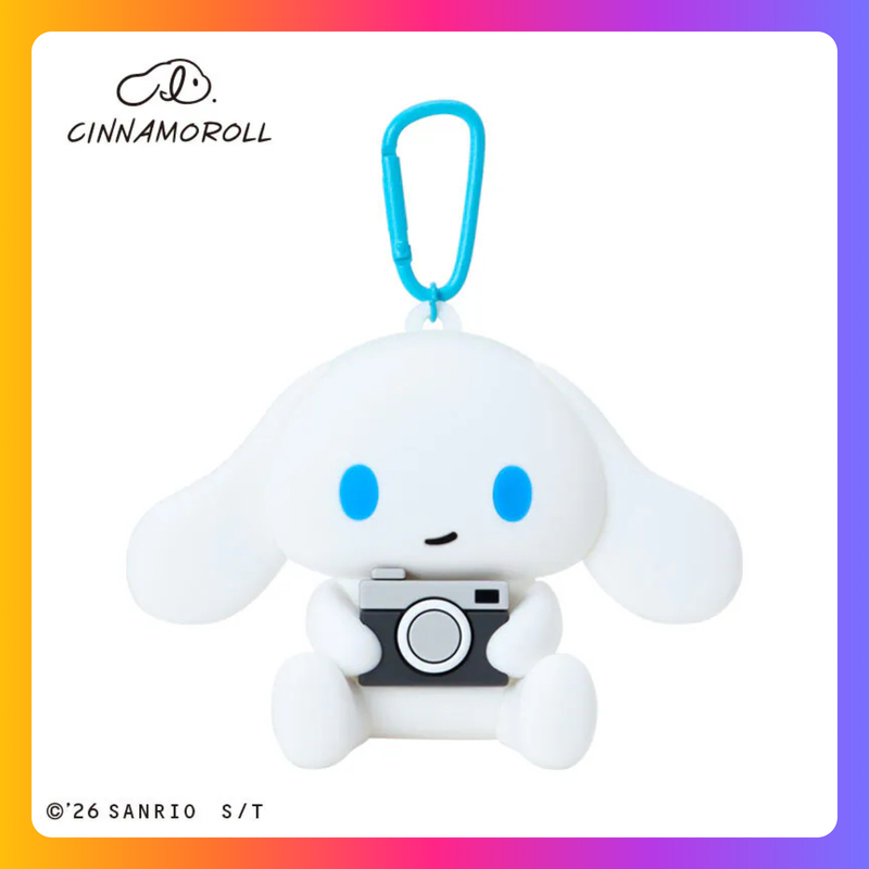 I.CINNAMOROLL 矽膠化妝袋連登山扣