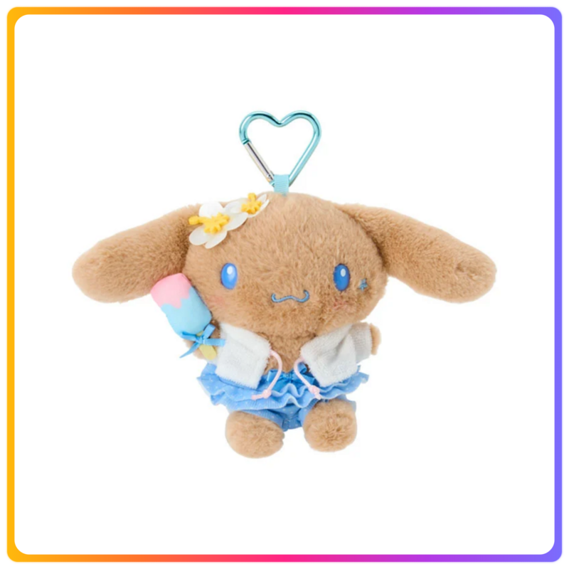 夏日沙灘派對｜Cinnamoroll 掛飾毛公仔