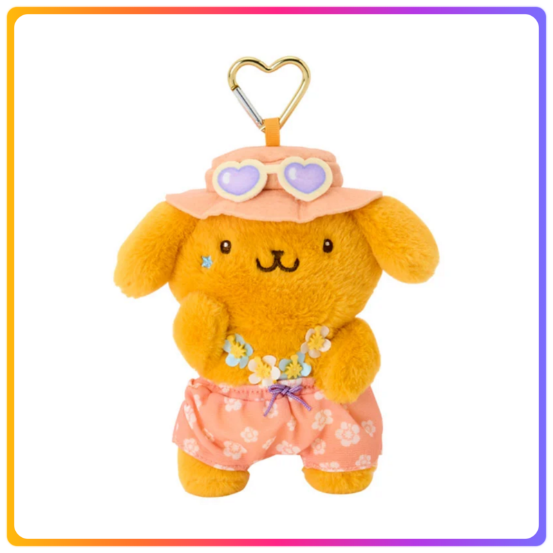 夏日沙灘派對 ｜Pompompurin 掛飾毛公仔