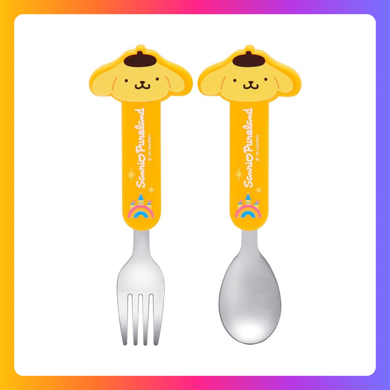 彩虹樂園系列｜Pompompurin 叉匙套裝
