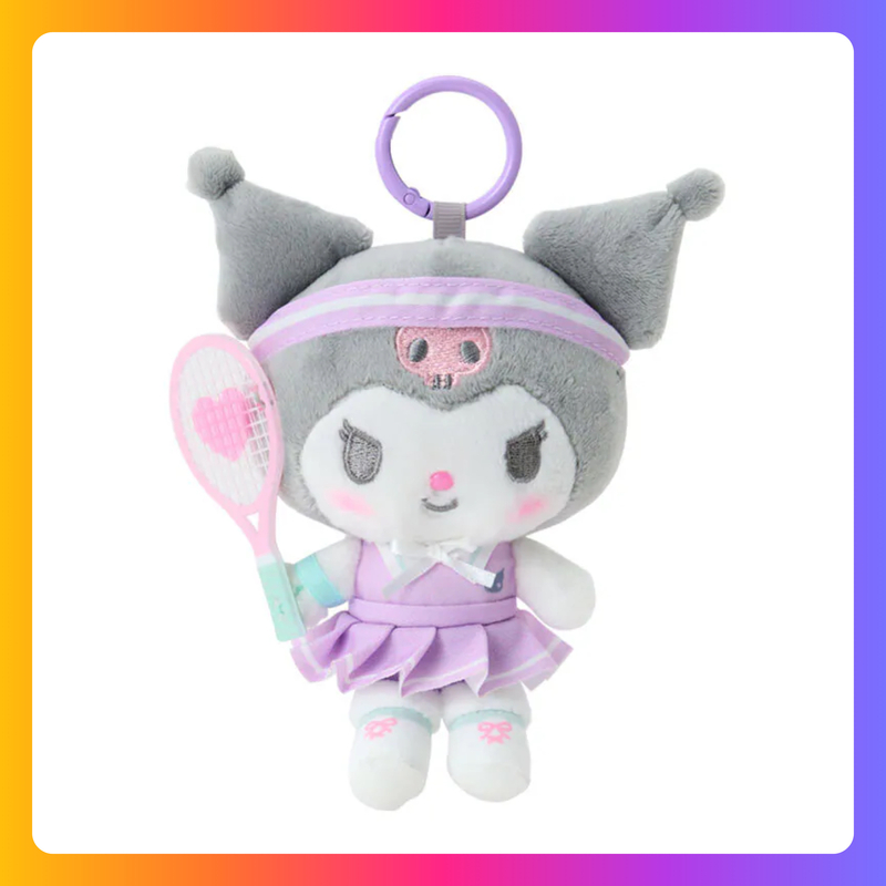 網球俱樂部系列｜Kuromi 掛飾公仔