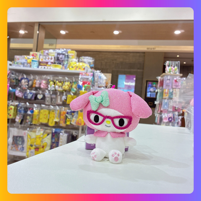 眼鏡系列｜My Melody 閃粉掛飾公仔