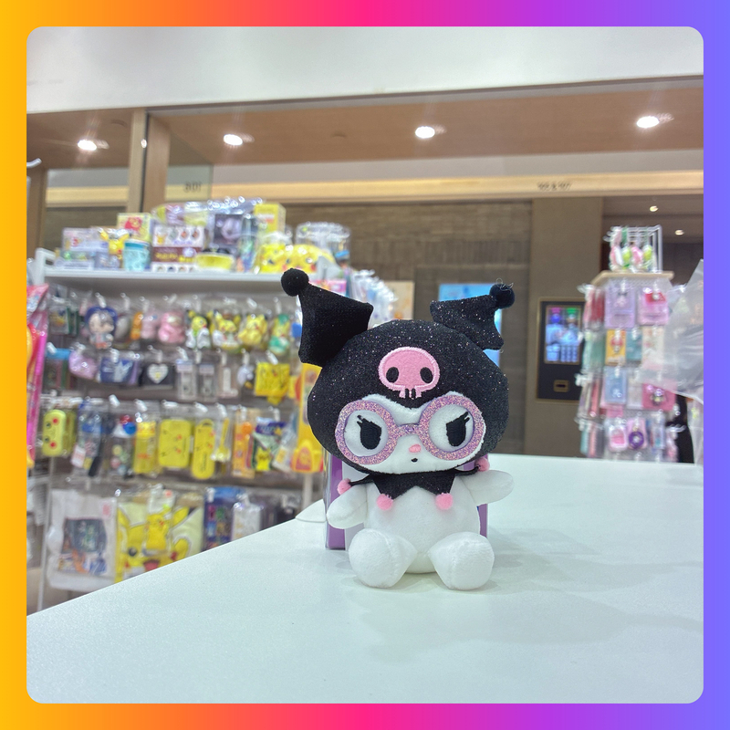眼鏡系列｜Kuromi 閃粉掛飾公仔