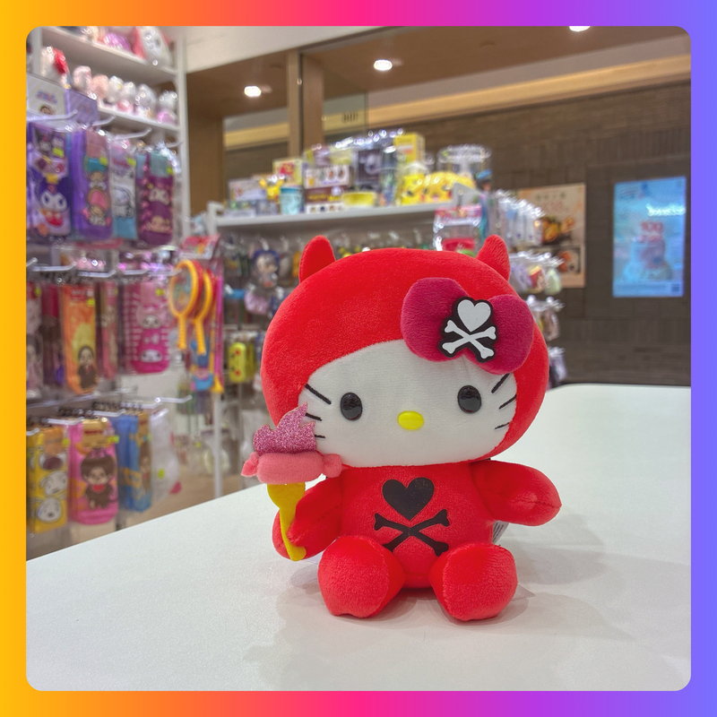 萬聖節系列｜Hello Kitty x Tokidoki 豆袋毛絨公仔