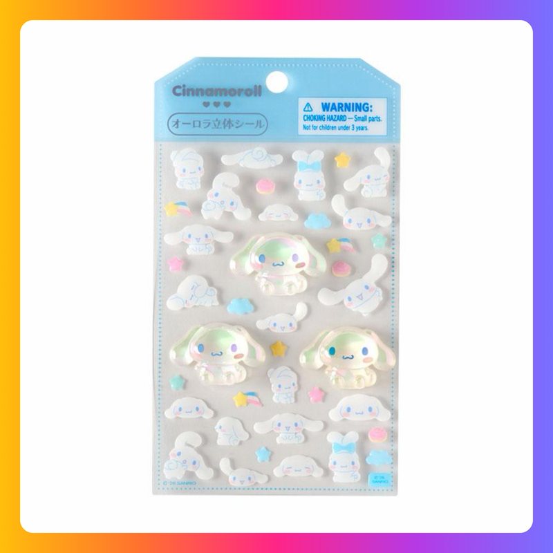 Cinnamoroll 立體極光貼紙
